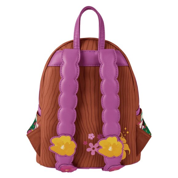 Loungefly Disney Princess Tangled Rapunzel Story Books Pascal Mini Backpack NEW